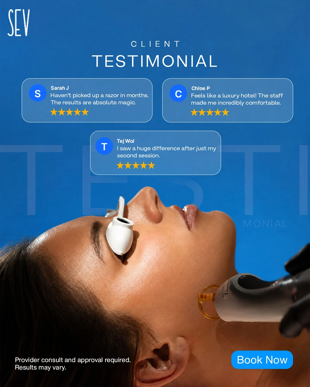 Testimonial ad